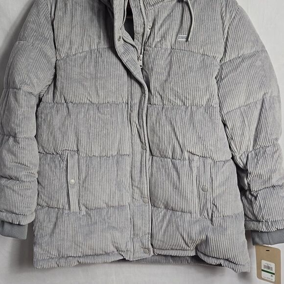 NWT.. LEVI'S.. gray, puffer, courderoy jacket.. - Picture 8 of 16